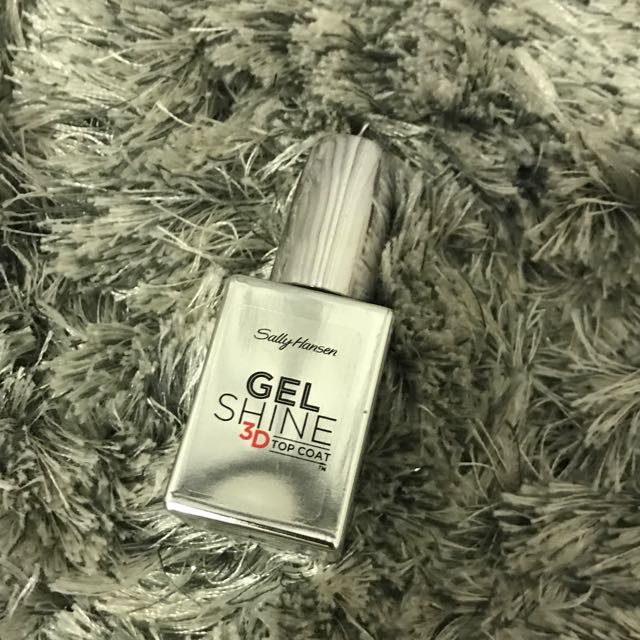 Sally Hansen Gel Shine 3d Top Coat Health Beauty Hand Foot