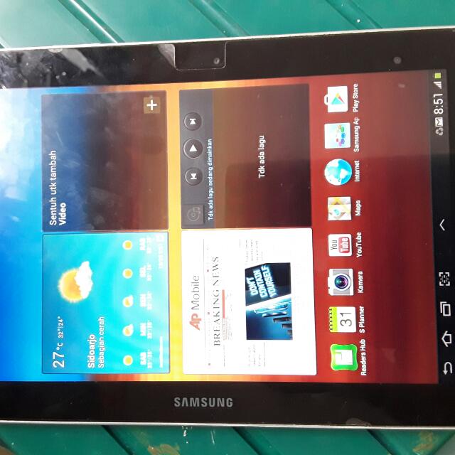 Samsung Galaxi Tab 10 Inc Gt P7300 Telepon Seluler Tablet Tablet Di Carousell