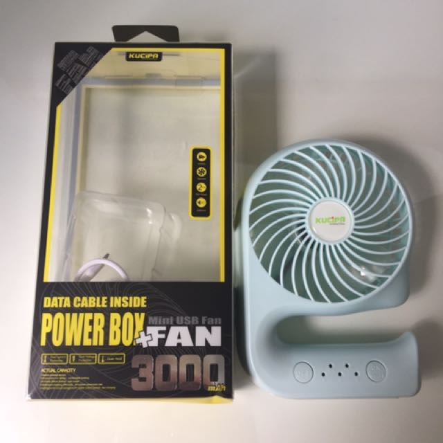 USB Fan + Power Bank, Mobile Phones & Gadgets, Mobile & Gadget
