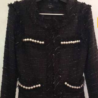 Black And White Coat