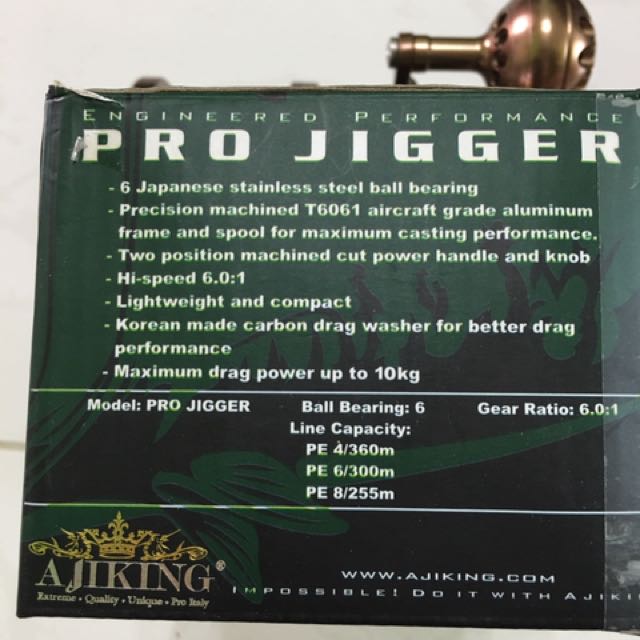 Ajiking Pro Jigger -W Fishing Reel