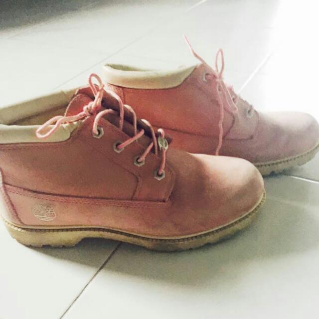 pink baby timberland boots
