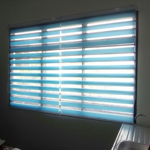 Bidai Zebra Blinds Tingkap Saiz Baru Home Furniture Décor Bidai Zebra Blinds Tingkap Saiz Baru Home Furniture Décor On Carou