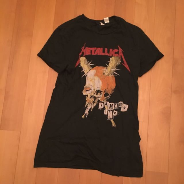 justin bieber metallica shirt