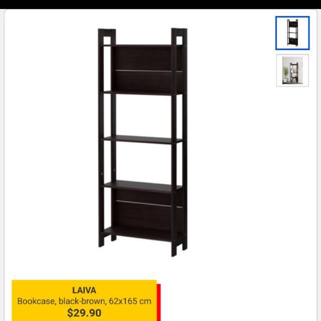 Ikea Laiva Bookshelf Bookcase Furniture Shelves Drawers On