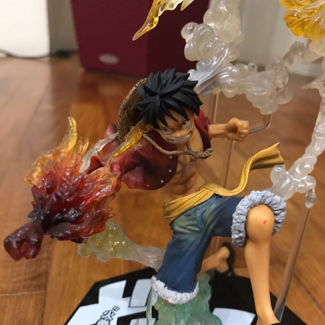 One Piece Tamashii Nations Figuarts Zero Fz Monkey D Luffy Red Hawk Battle Ver Toys Games Bricks Figurines On Carousell