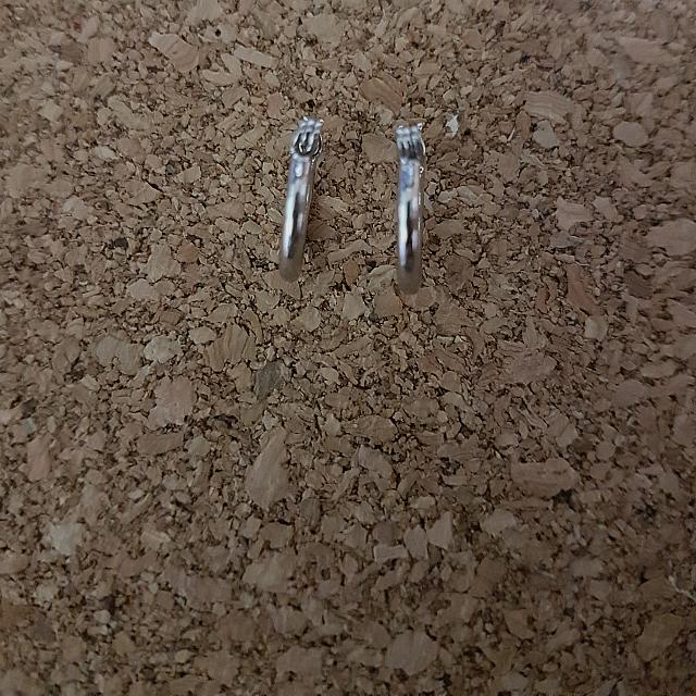 Silver Loop Earring (Category: Other Accessories) located in Singapore. Submitted by 21.degrees (Listing ID 106936269, Image 2). Description: .
