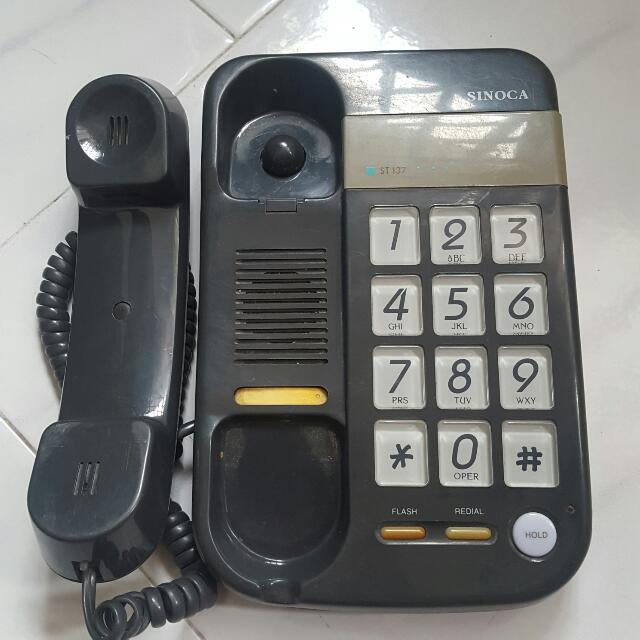 Sinoca Corded phone Landline, Mobile Phones & Gadgets, Mobile & Gadget