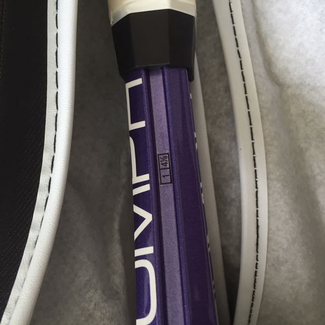 wilson triumph tennis racket purple