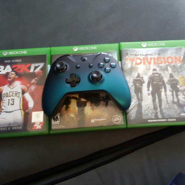Xbox One Games And Ocean Shadow Controller Toys Games Video Gaming Video Games On Carousell
