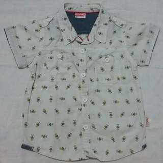 Kemeja Robot (Merk: Cool Baby - 18 - 24 Bulan)