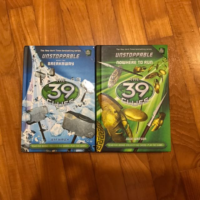 39 Clues Unstoppable Book 1 Nowhere To Run Book 2 Breakaway
