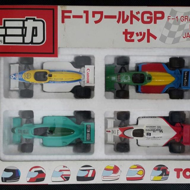 日本TAKARA TOMY トミカTomica 絶版日本製F1 WORLD GP SET F-1