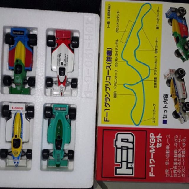 日本TAKARA TOMY トミカTomica 絶版日本製F1 WORLD GP SET F-1
