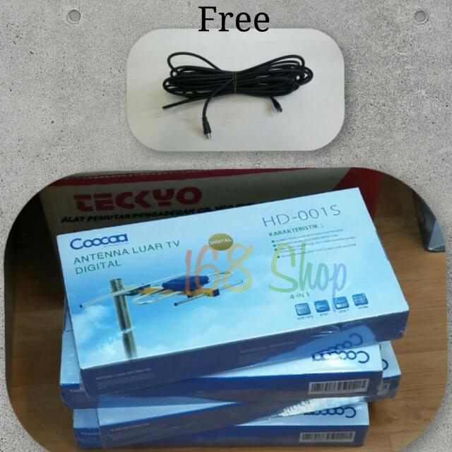 antena luar outdoor digital coocaa hd 001s free cable 10m elektronik tv perlengkapan hiburan di carousell