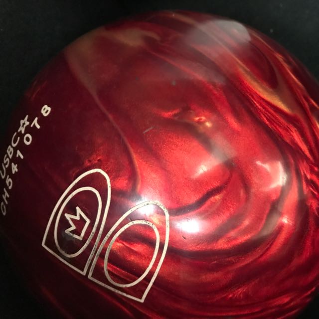 Brunswick Strike King Bowling Ball [Red Gold], Sports Equipment, Sports