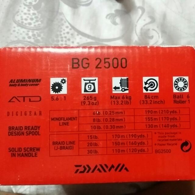 Daiwa BG 2500 Spinning Reel