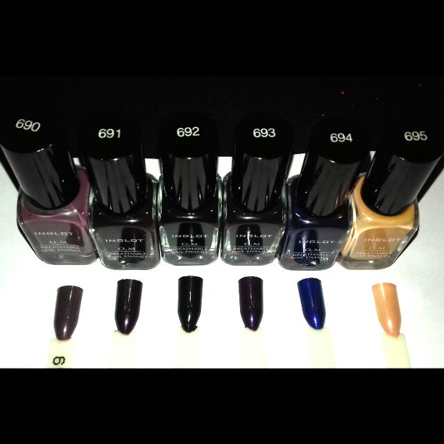 Inglot O2m Breathable Nail Enamel Health Beauty Hand Foot Care On Carousell Well, with these new inglot o2m breathable nail enamels, it's their schtick. inglot o2m breathable nail enamel