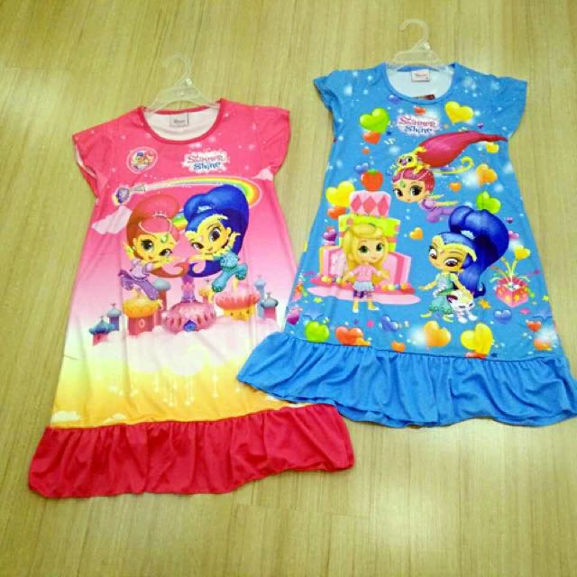 Shimmer Shine Dress Babies Kids Girls Apparel On Carousell