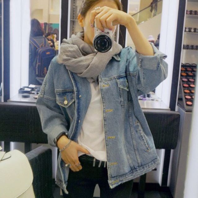 STYLENANDA inspired oversized denim jacket