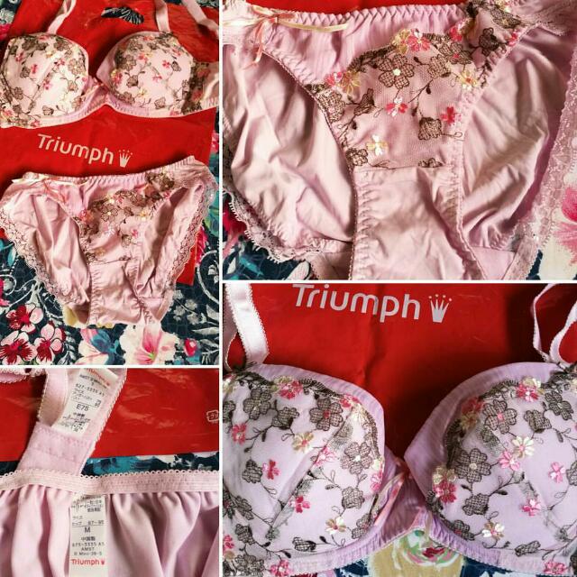 triumph bra panty set