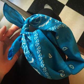 Bright Blue Bandana