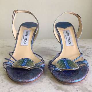 Jimmy Choo blue sandals