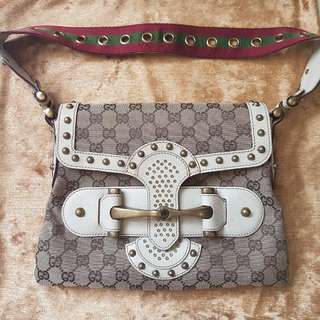 Authentic Gucci Pelham Runway Flap Shoulder Bag