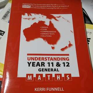 Accelerated Maths Learning Understanding Year 11 & 12 General Maths Textbook