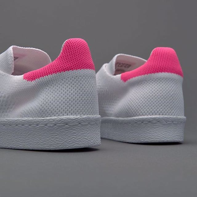 Adidas Superstar 80s Primeknit Solar Pink Women s Fashion Footwear Sneakers on Carousell