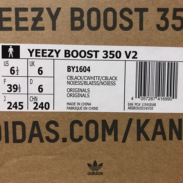 Adidas Yeezy Boost 350 v2 Black White