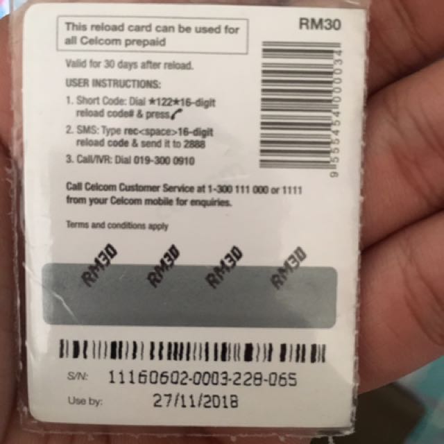 Celcom Top Up Offer Electronics Others On Carousell