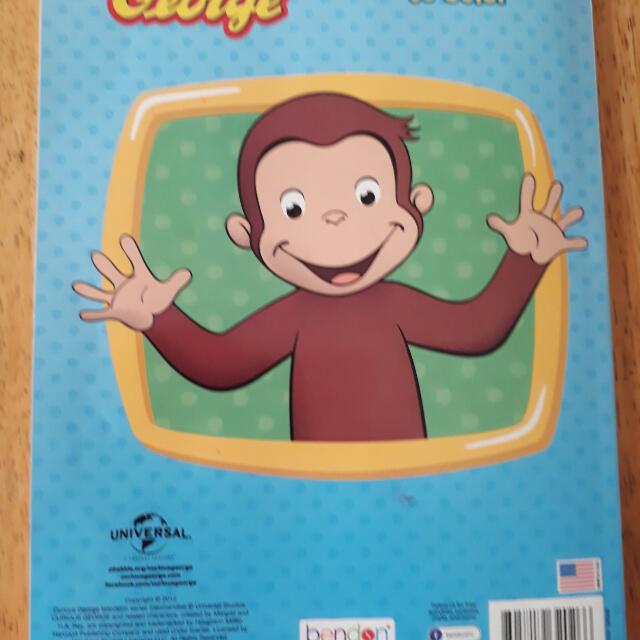 Curious George Play pack And Colouring Book, Hobbies & Toys ...