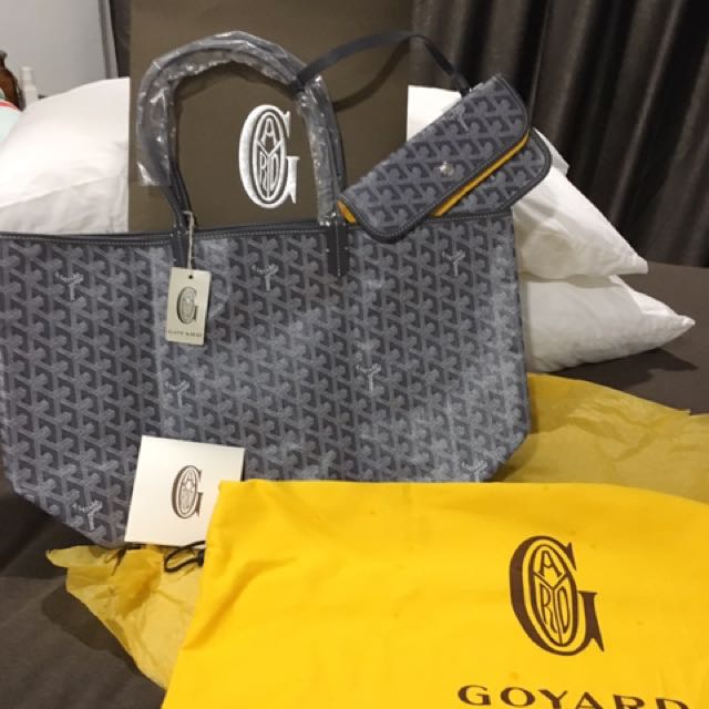 Saint-louis cloth handbag Goyard Grey in Cloth - 33942452