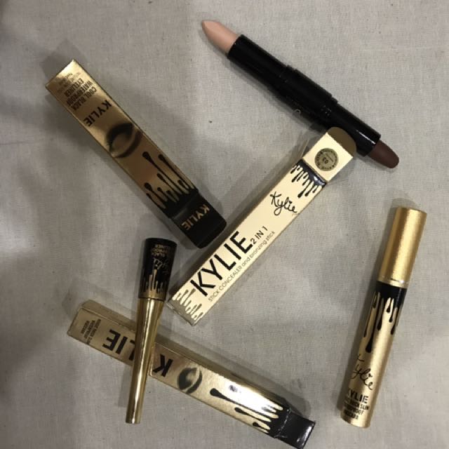 KYLIE EYELINER, MASCARA, CONTOUR STICK, Beauty & Personal Care, Face