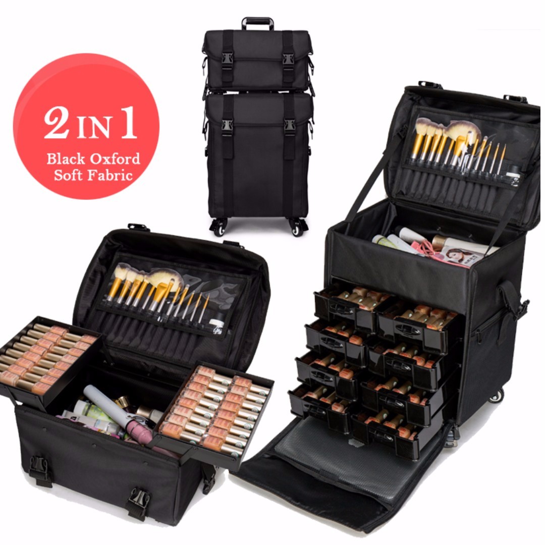 makeup artist trolley bag