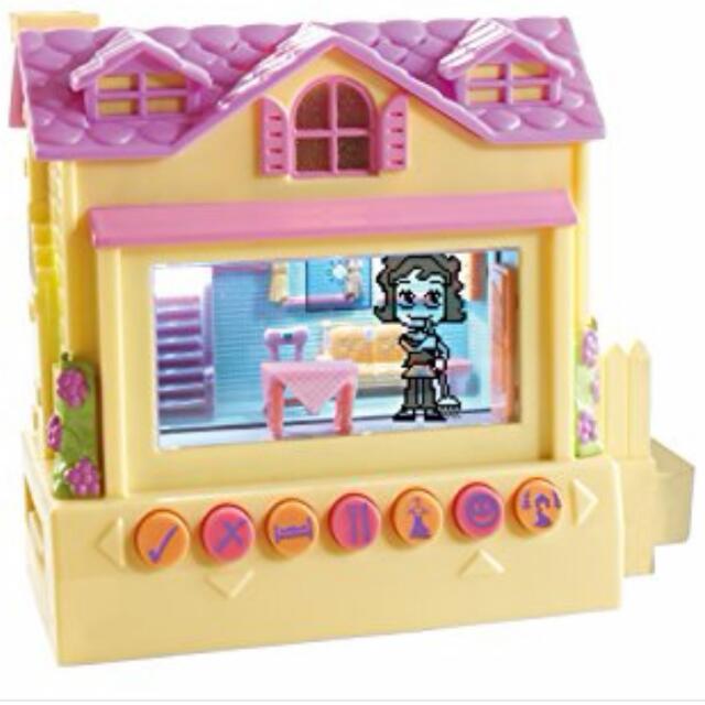 pixel girl house toy