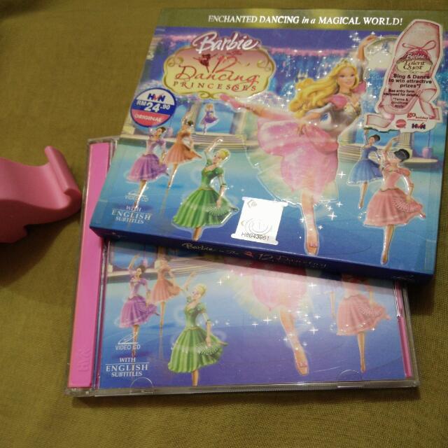 PRELOVED Original VCD Barbie In The 12 Dancing Princesses