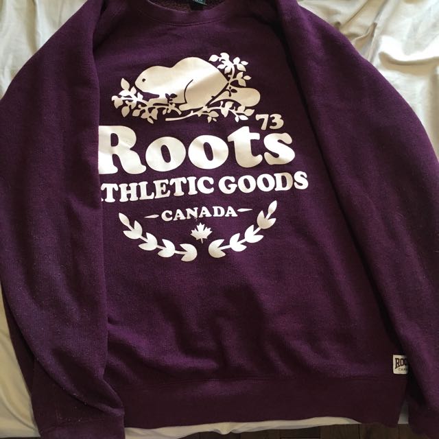 purple roots sweater