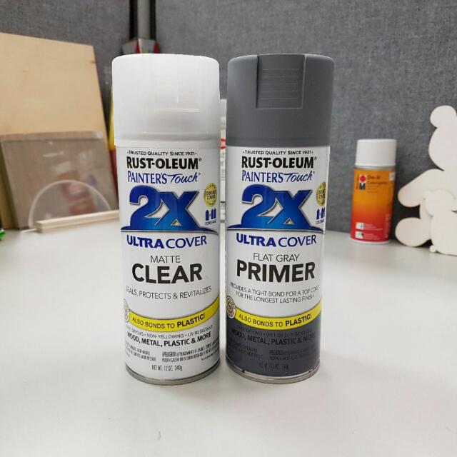 grey spray paint primer