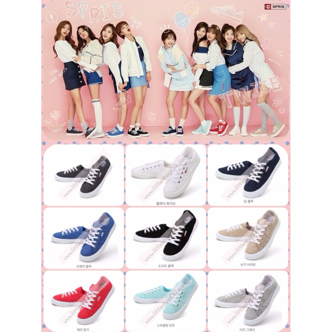 Twice SPRIS shoes, Hobbies & Toys, Collectibles & Memorabilia, K-Wave on  Carousell