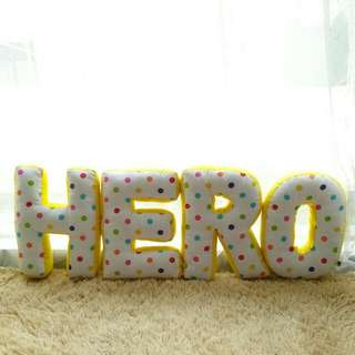 Customize Alphabet Pillow (HERO)
