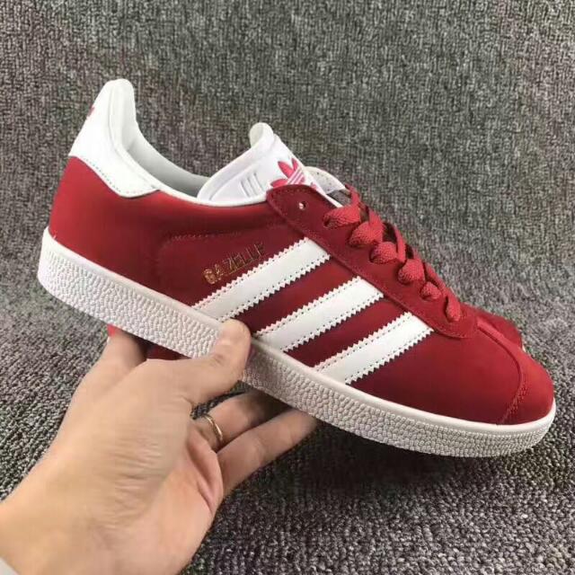 Adidas gazelle hotsell og womens red