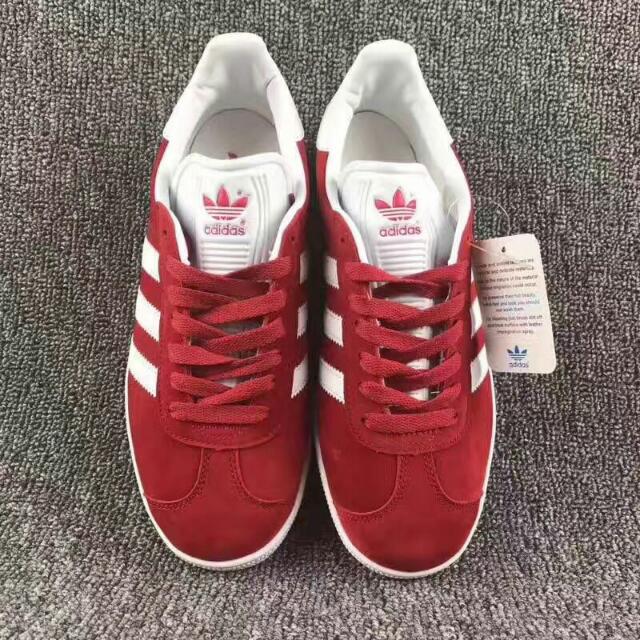ADIDAS GAZELLE OG deep red white
