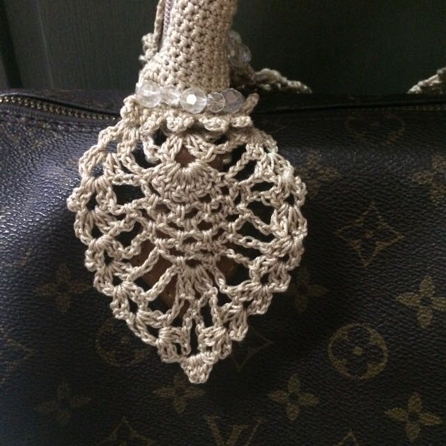 SUMMER SALE! Crocheted bag handle cover LV Speedy, Women's Fashion, Bags &  Wallets, Beach Bags on Carousell