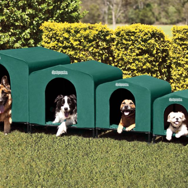 Houndhouse Canvas Kennel Pet Supplies Homes Other Pet Accessories on Carousell