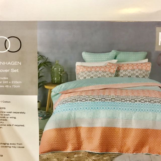 KOO Spotlight King Quilt Cover Set Furniture Home Living Home