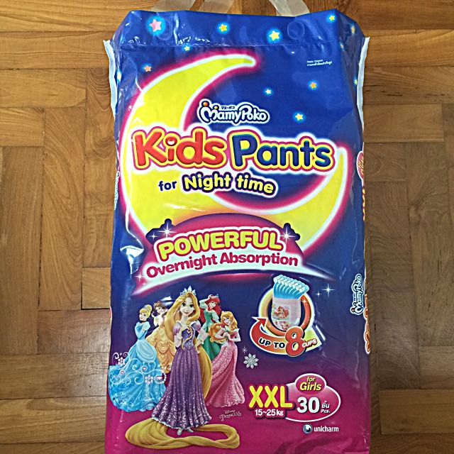 Mamypoko Disney Princess Girls Night Pants XXL, Babies & Kids, Babies