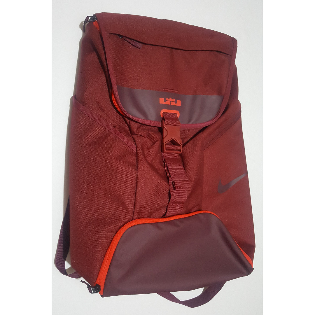 lebron backpack red