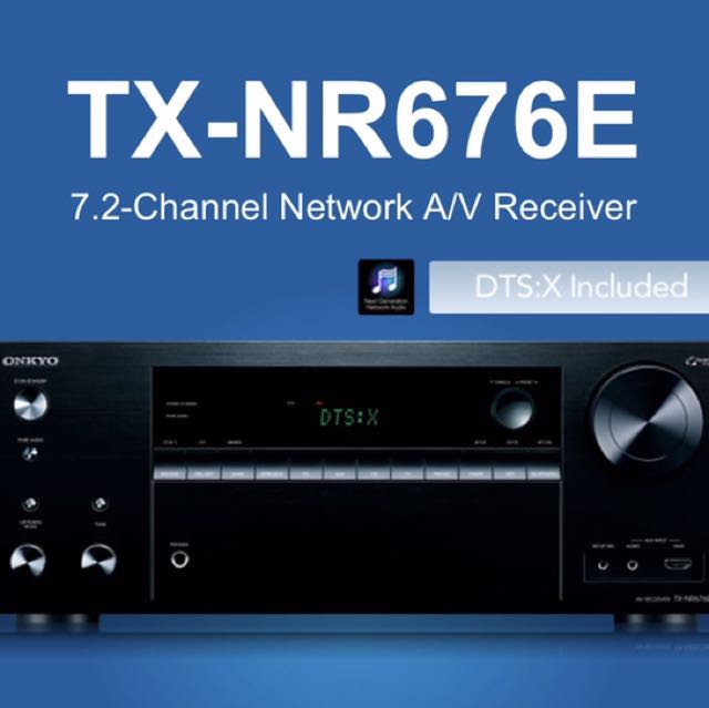 Onkyo TXNR676 7.2 CH Network A/V Receiver, Audio, Soundbars, Speakers